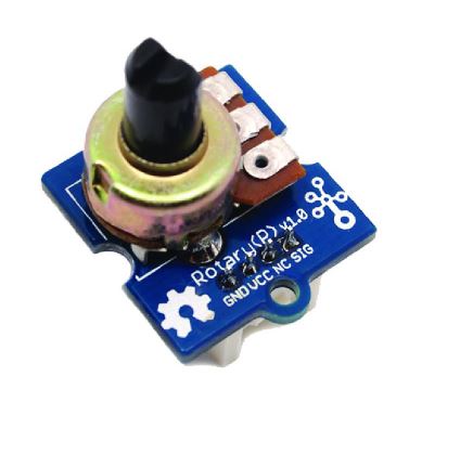 Module Grove - Potentiomètre rotatif connecteur arrière