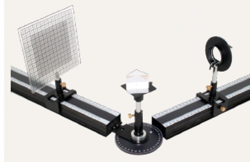 Rail de 500 mm + pieds + tube de rangement