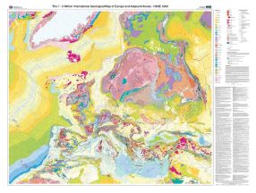 [#053034-S68618] Carte géologique internationale de l’Europe au 1/10 M