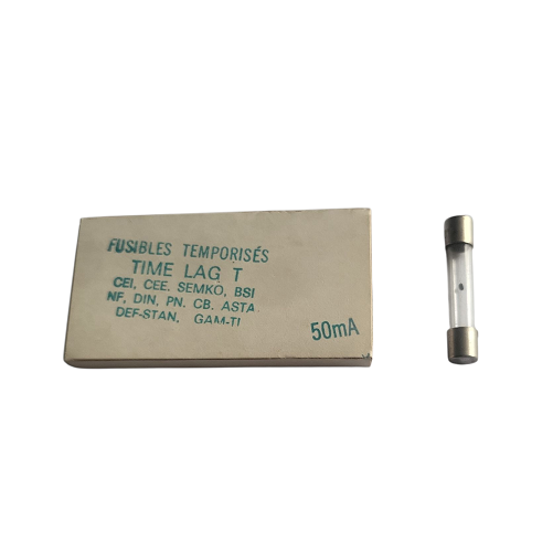 Fusibles temporisés en verre 6.35x32 mm 50 mA 250 V - Paquet de 10