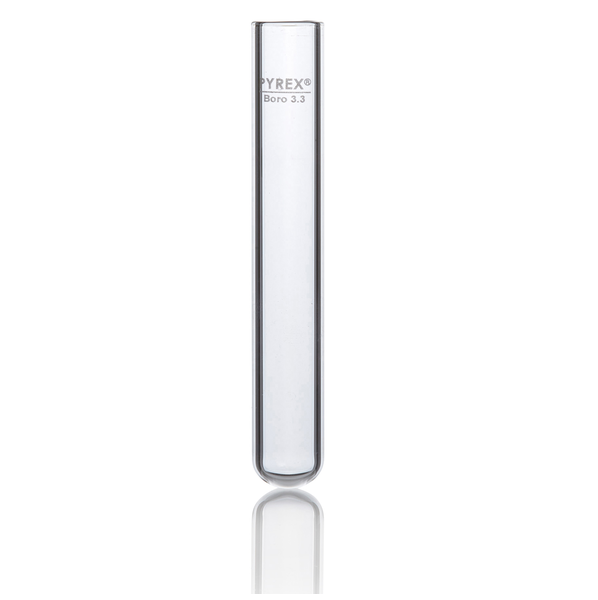 Tubes à essais Pyrex® - paroi épaisse à usage intensif - 10x75 mm - Lot de 10