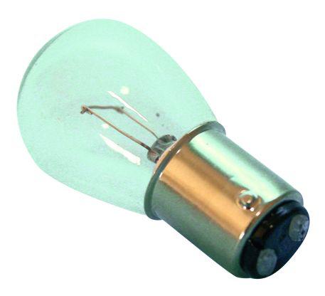 Ampoule à baïonnette culot B15 - 2 plots - 2 V - 25 W 