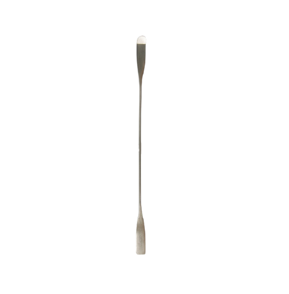 Spatule double en inox 230 mm