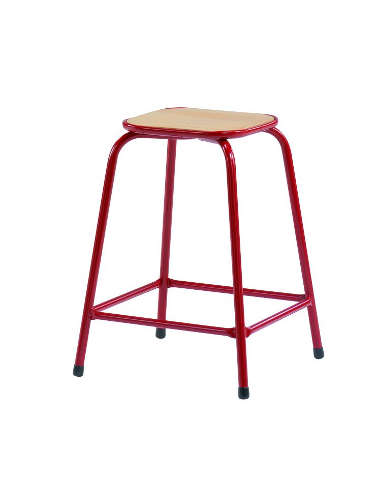 Tabouret encastrable à assise carrée - 58 cm (H) 