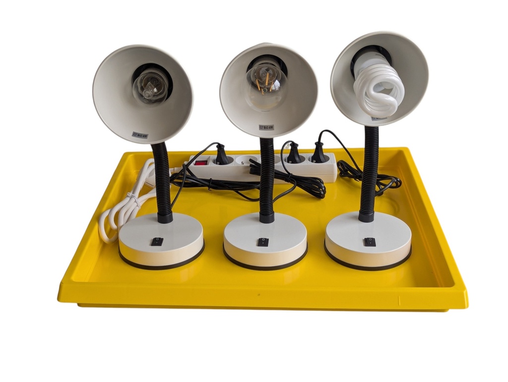 Banc test d'éclairage 3 lampes