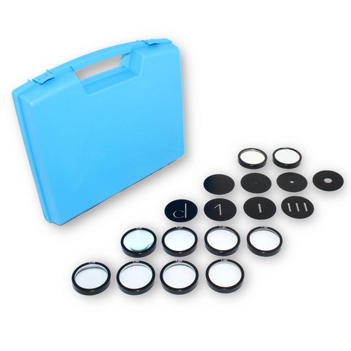 [S67009] Lentilles et diaphragmes en valisette