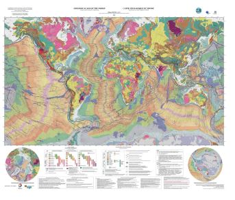 [053063-S01394] Carte géologique du monde