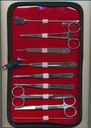 Trousse à dissection avec 9 éléments