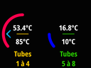 Thermotubes transparent