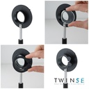 Clips - Bague à pince pour porte lentille dia.40 mm du banc d'optique spécial lycée (lot de 10)