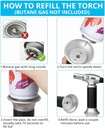 Microbrûleur avec réserve de gaz liquide non démontable mais rechargeable 