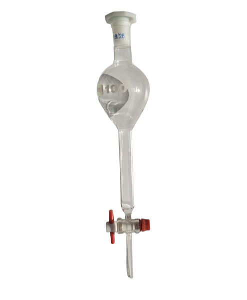 Ampoule à décanter sphérique type Gilson - robinet PTFE