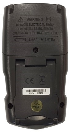 Multimètre compact 2000 points à calibres automatiques