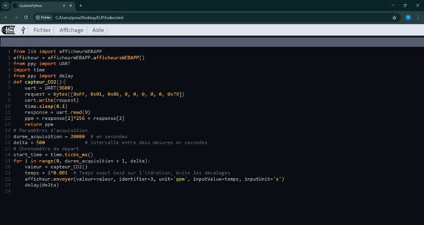 Interface à Microcontrôleur Plug'Uino® Py - MicroPython