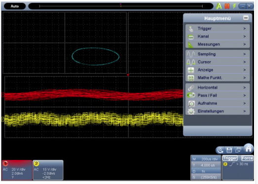 Oscilloscope USB 2X25 MHz