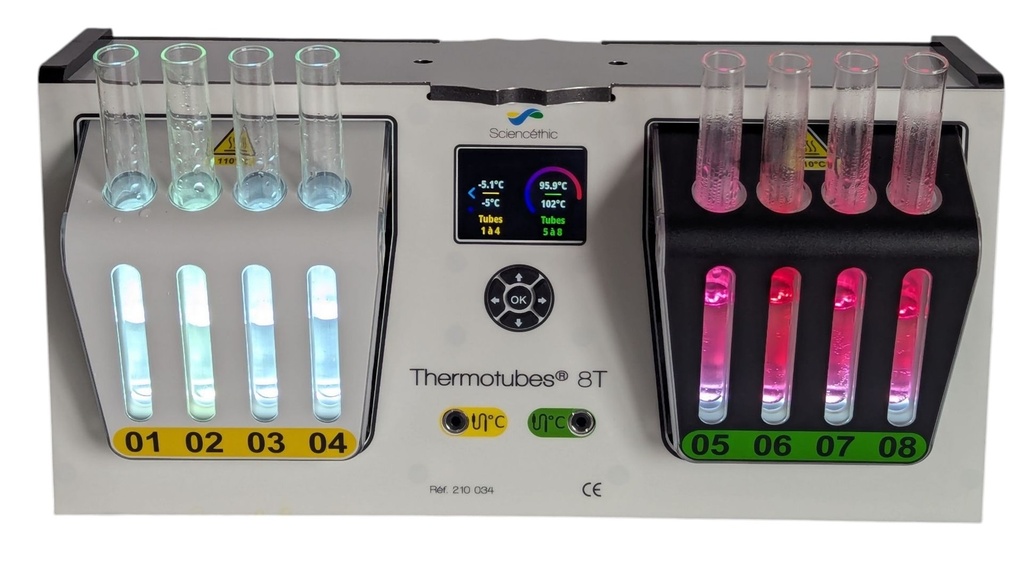 Thermotubes® transparents- Bain-marie sans eau