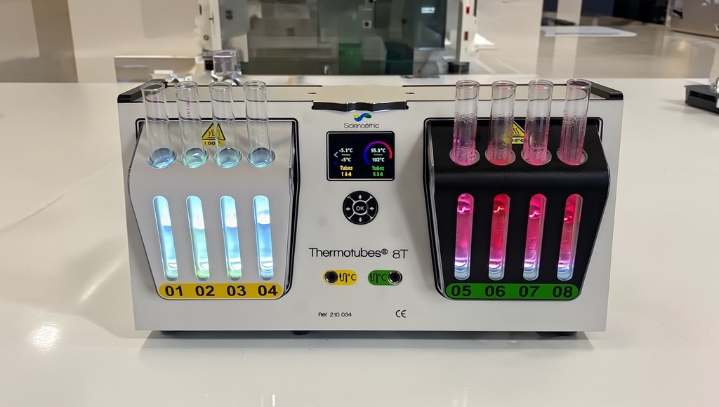 Thermotubes® transparents- Bain-marie sans eau