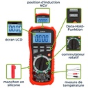 Multimètre compact à calibres manuels TRMS RLC DVM040