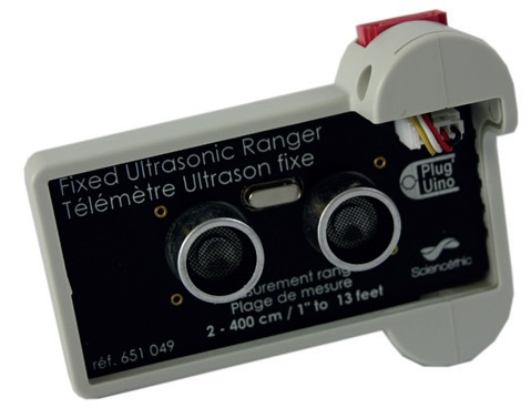 Capteur Plug'Uino® - Télémètre à ultrasons fixe