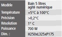 Bain-marie transparent à régulation numérique