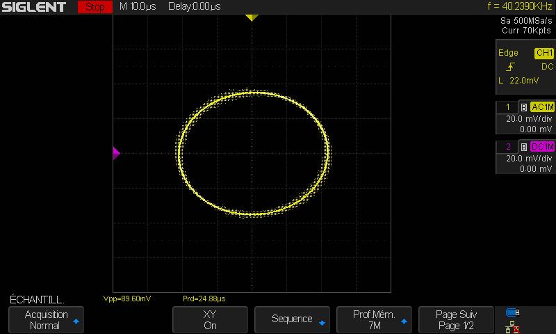 Oscilloscope numérique phosphore SDS1202X-E