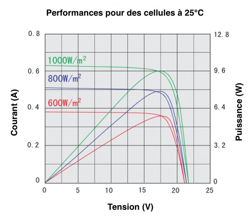 Panneau solaire 12 V – 10 W monocristallin