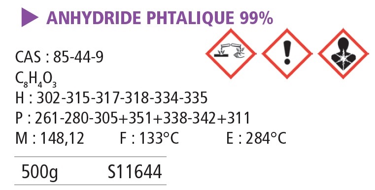 Anhydride phtalique pur - 500 g
