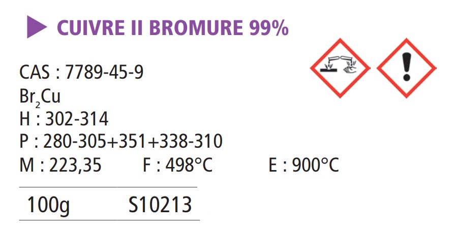 Cuivre II bromure - 100 g