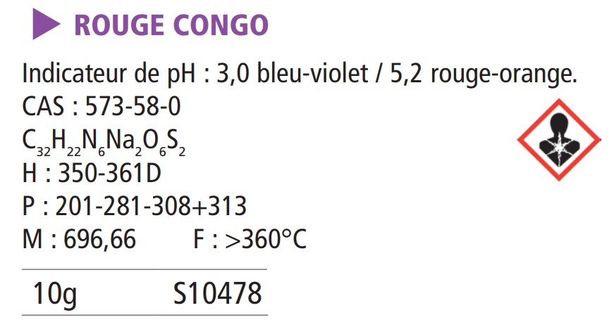 Rouge congo - 10 g