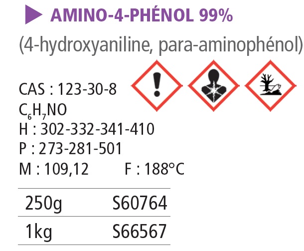 Amino-4-phénol 99%