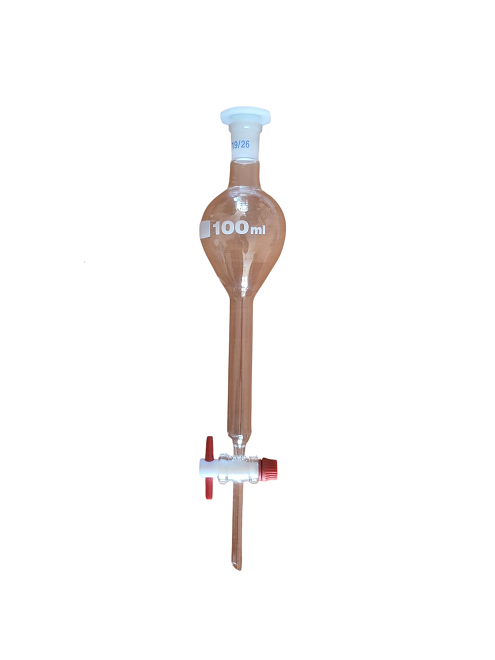 [S51691] Ampoule Sphérique - Gilson - Robinet téflon (125 mL)