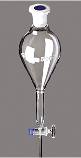 Ampoule à décanter sphérique - Robinet PTFE - Glassco®