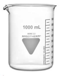 [S51329] Bécher - Forme basse - Rasotherm®- Lot de 10 (1000 mL)