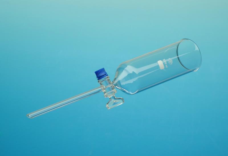 Entonnoir cylindrique à robinet en téflon 50 mL