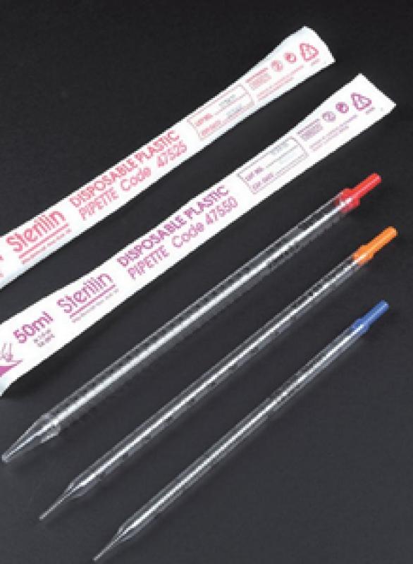 Pipettes plastiques non-stériles - lot de 10