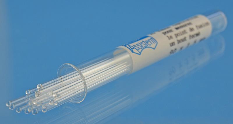 Capillaires fermés 90 x 1,5 mm (lot de 100)