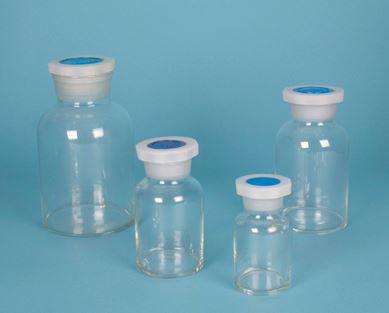 Flacon col droit large - À l'unité