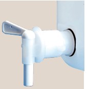 Robinet de rechange pour bombonne cylindrique 5 et 10 L