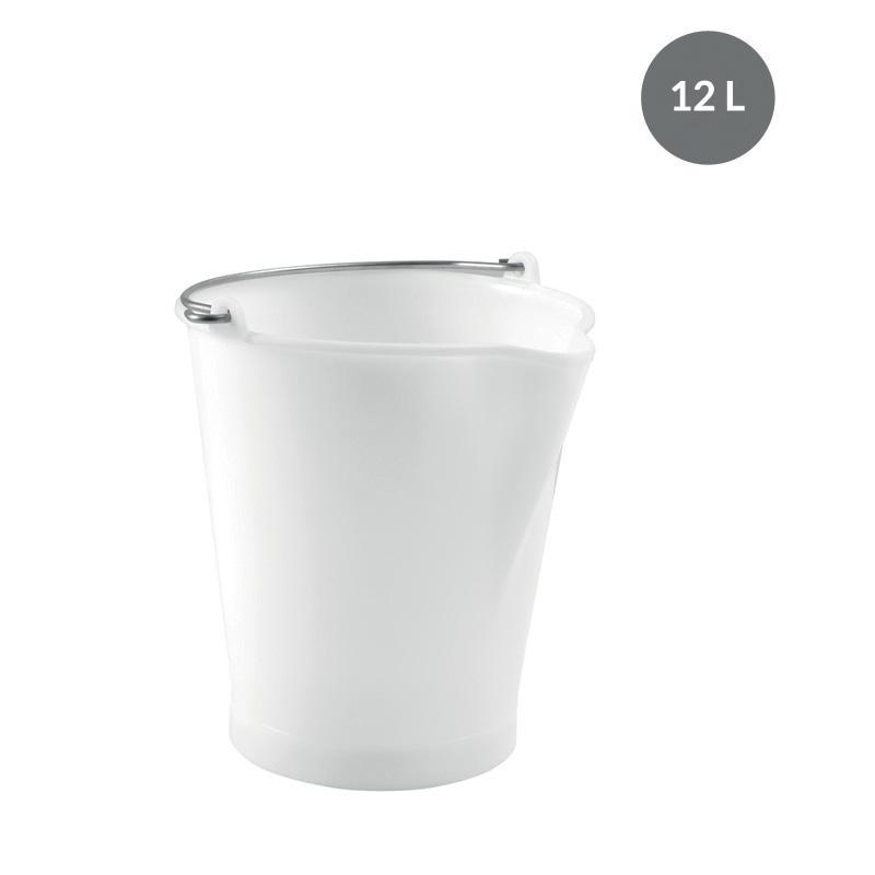 Seau à bec HDPE - Anse en Inox - 12 L