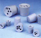 [S51679] Bouchons perforés 5 trous (21 x 27 x 30 mm - lot de 10)