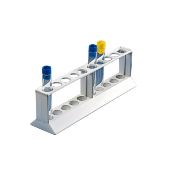 [454033-S67249] Porte tubes à essais PP (Ø 18 mm - 1 x 10 trous)