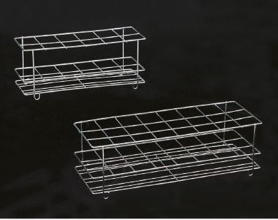 [S41306] Portoir rilsan blanc pour tubes jusqu'à dia. 16 mm (12 cases (6x2))