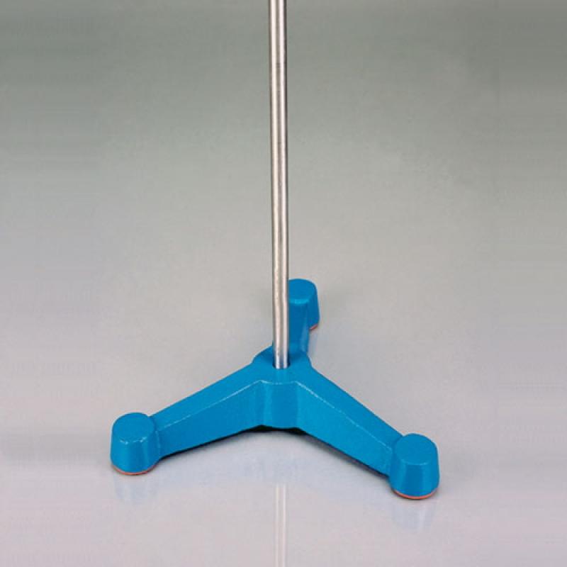 [S61254] Support trépied en fonte avec tige (85 mm - 10x500 mm - 1,1 Kg)