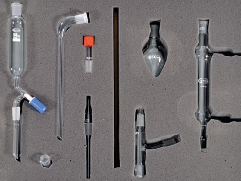 Kit de chimie organique 9 pièces - rodage 12/23