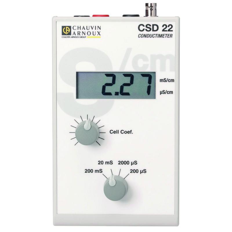 Conductimètre portable sortie 0-5 V Chauvin Arnoux CSD 22