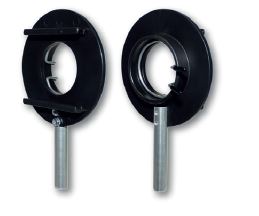 [#004159-S65206] Porte-lentille et diapositive Ø 40 mm pour banc d'optique spécial lycée