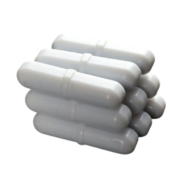 Barreau magnétique à anneau central en PTFE 