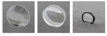 [S67002] Lentille de précision +/-2% en verre K9 - Diamètre 80 mm (-500 mm)