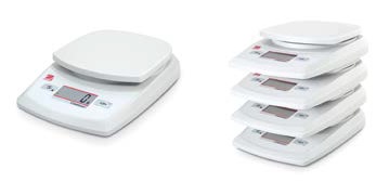 [300102-S03365] Balance compacte empilable 1 g - Ohaus gamme CR (2200 g ± 1 g)