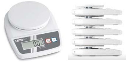 [S85002] Balance compacte 1 g - Kern gamme EMB-S (2000 g ± 1 g)